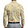 thumbnail image 4 of CCRFTGI Polo Shirts for Men Fashion Soft Lightweight Collared Business Golf Casual Wear Tops Tees Khaki S, 4 of 4