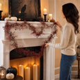 thumbnail image 4 of Halloween Artificial Hanging Plant Garland, Indoor Outdoor Home Halloween Christmas Party Fireplace Decoration, 4 of 7