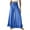 Blue, variant on qucoqpe Trendy Linen Wide Leg Pants for Women Cozy Solid Drawstring Elastic High Waist Pockets Flowing Trousers