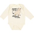 thumbnail image 3 of Inktastic Auntie's You Say Alpaca My Bags Boys or Girls Long Sleeve Baby Bodysuit, 3 of 5