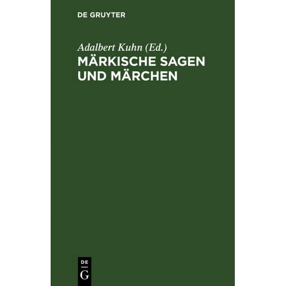Märkische Sagen und Märchen, (Hardcover)