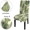thumbnail image 4 of Banana Parson Chair Slipcover 4 Pack Trees Tropical Leaves Monstera Leaf Summer Seamless Pattern Botanical Vintage P Parson Chair Slipcover Removable Washable Chair Protector, 4 of 4