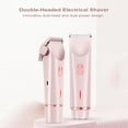 thumbnail image 3 of Dermave Trimmer 2.0, Dermave Bikini Shaver, 2in1 Electric Bikini Trimmer, Ipx7 Waterproof Wet and Dry Hair Trimmers with Dual - Head Design for Both Body and Facial Hair Removal, 3 of 9