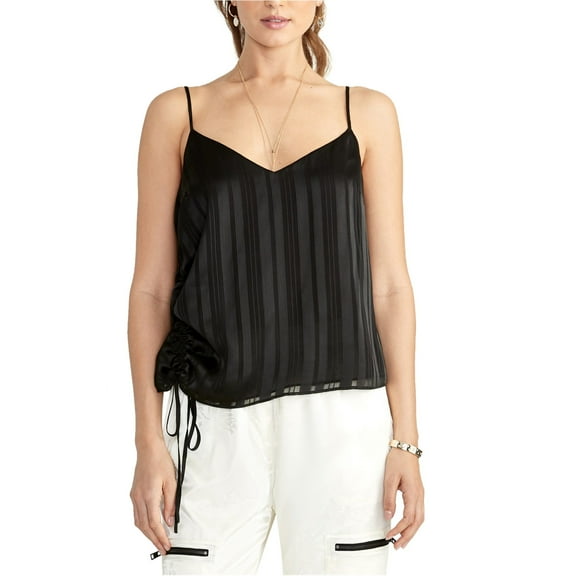 Rachel Roy Womens Miraim Cami Tank Top, Black, X-Large