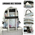 thumbnail image 4 of Casual White Cat with Blue Eyes Backpack for School,College and Travel, Water Resistant Bookbag,, 4 of 7