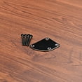 thumbnail image 4 of 4 Holes Guitar Neck Plate Mounting Stringed with Screws Instrument Repairing Board Maintenance Accessory Professional Learner Black, 4 of 9
