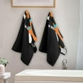 thumbnail image 3 of Dreamtimes Cute Pumpkin Ghosts Hand Towels 2 PCS, Ultra Soft and Highly Absorbent, Halloween Cartoon Decorative Fingertip Towel for Home, Bathroom, Kitchen, 28.3"x14.4", 3 of 5