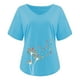thumbnail image 4 of Elegante mujer con cuello en V estampado camiseta blusa Tops sudadera OAVQHLG3B Store  lin121212, 4 of 4