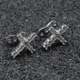 thumbnail image 4 of EHJRE 2pcs Dermal Anchor Tops and Base Titanium Steel Piercing Jewelry Cross, 4 of 9