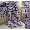 thumbnail image 6 of Soimoi Purple Cotton Voile Fabric Stencil Cow & Pig Animal Print Fabric by the Yard 56 Inch Wide, 6 of 7