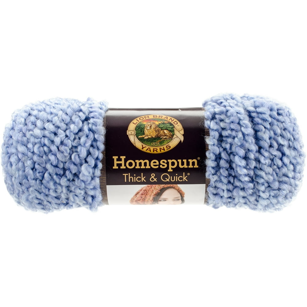 Lion Brand Homespun Thick & Quick YarnPeriwinkle