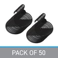 thumbnail image 5 of SSWBasics Black Scarf Hanger - Pack of 50, 5 of 7