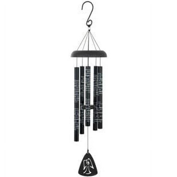 Carson Wind Chime-Black Sonnet-Angel's Arms (30")