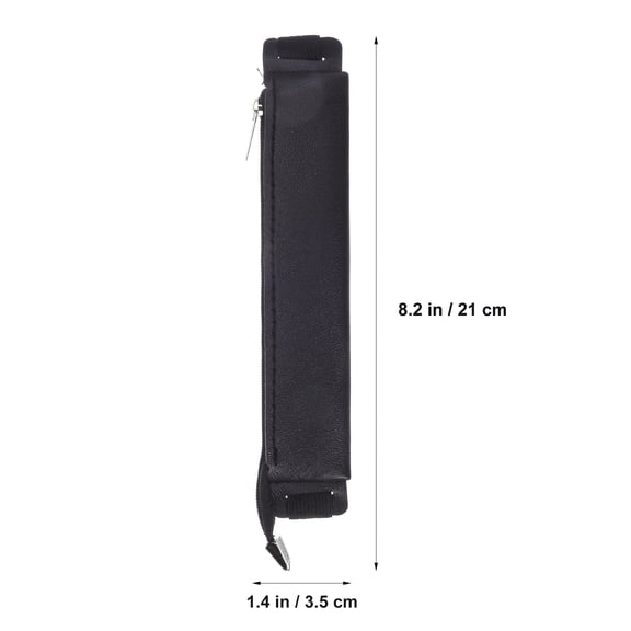 2 Pcs Elastic Pen Holder Notebook Pencil Case Pouch Zipper Pencil Holder Touch Screen Pen Holder Pencil Pouch For Planners Binders