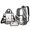 Cat Music Note Piano, variant on Xoenoiee Dinosaur Book Camo Print Large Clear Backpack for School Boys 3PCS See Through Backpacks with Lunch Bag and Pencil Case Set, Heavy Duty Transparent Bookbag for Kids