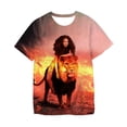 thumbnail image 1 of 2022 nuevo verano León Animal 3D estampado niños ropa de calle Punk Harajuku hombres manga corta cuello redondo Top hombres T-shirt6T Gao Jinjia LED, 1 of 2