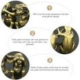 thumbnail image 2 of 6Pcs Monkey Shape Classic Office Desk Decor Copper Model Statue Decor, 2 of 8