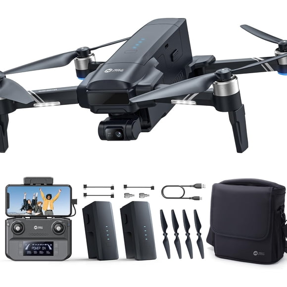 Holy Stone HS600D 4K GPS Drone with 3-Axis Gimbal, 80 Min Flight, Black