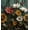 Daisy, variant on Boho Floral Shower Curtain Vintage Dark Flower Shower Curtain Fabric Sunflower Plants Bath Curtains with Hooks, 36x72inch