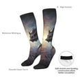 thumbnail image 4 of Balery Red And White Beast Printed Novelty Socks Men's Women's Crew Socks Sports Socks Knee High Socks Cotton Socks Quirky and Cool Socks, 4 of 9