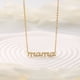 thumbnail image 4 of Nvzi Regalos para el día de la madre para mamá Collares para mamá Regalo de cumpleaños para mamá Collar con letras de acero inoxidable (plateado), 4 of 5
