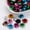 14x8~14mm, variant on 1Box 100pcs Mixed Color 17mm Aluminum Rose Flower Tiny Metal Beads Metal Spacer Beads for Jewelry Making