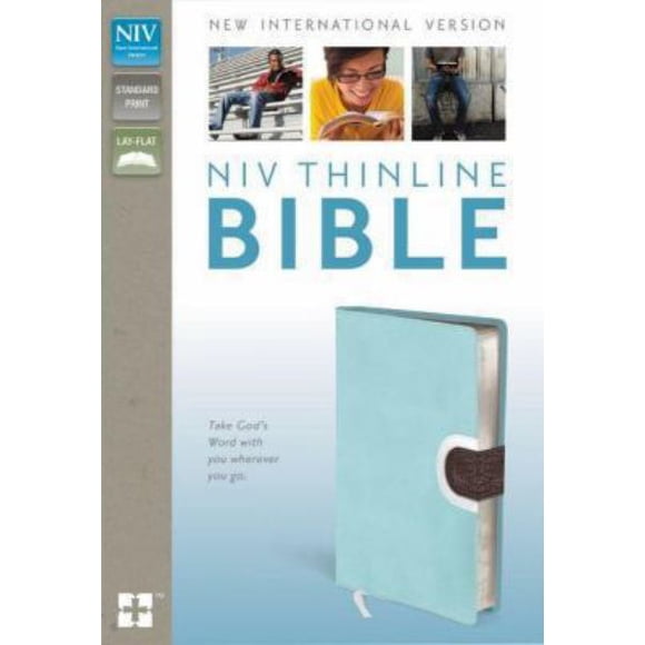 NIV Thinline Bible (Turquoise/Chocolate Italian Duo-Tone)