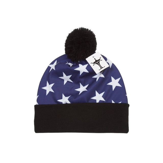 TopHeadwear - Bonnets à Manchettes Sublimés - Stars Américaines