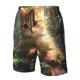 thumbnail image 4 of Fotbe Cute Kitten Water Lilies Trajes de Baño Estampados para Hombre, Shorts de Verano de Secado Rápido, Ropa de Playa, Bañadores-X-Large, 4 of 6