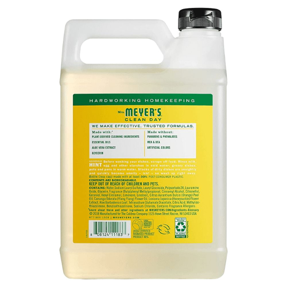 Mrs. Meyer's Dish Soap Variety, 1 Dish Soap, 1 Dish Soap Refill, Honeysuckle, 1 CT