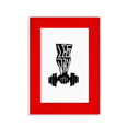thumbnail image 1 of Équipement de Levage Fitness Hold Image Affichage Art Rouge Cadre Photo, 1 of 4