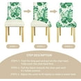 thumbnail image 3 of Leaf Chair Covers for Dining Room Set of 4, Dining Chairs Seat Cover,Kitchen Stretch Chair Covers,Seat Cover for Dining Chairs,Furniture Protector for Chairs Dining Room,Slipcover Chair Covers, 3 of 6