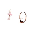 thumbnail image 5 of Ballet Girl Statue Wine Bottle Holder Iron Rack Artistic Resin Material for Office Bar Display, 5 of 8