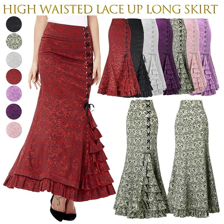 Victorian fishtail cheap skirt