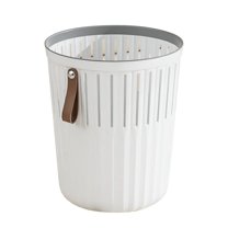 Up to 70% Off Trash Can Kitchen Large Garbage Can Household Living Room Bedroom Garbage Can High Face Toilet Toilet Without Cover Pressure Ring Wastebasket