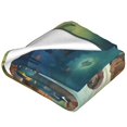 thumbnail image 2 of Manta de viaje de felpa suave The Wingfeather Saga para dormitorio, sala de estar, sofá, oficina, regalo para todas las estaciones para mujeres, hombres, niñas y niños., 2 of 7
