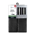 thumbnail image 6 of Mainstays 4 of a Kind Blackout Curtain Panels, Set of 4, Black, 28" W x 63" L, 6 of 6