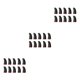 thumbnail image 1 of Seitruly Juego móvil Mangas para las yemas de los dedos Pantalla táctil Cubierta transpirable a prueba de sudor Guantes sensibles a la fibra plateada Type1 NO1, 1 of 6