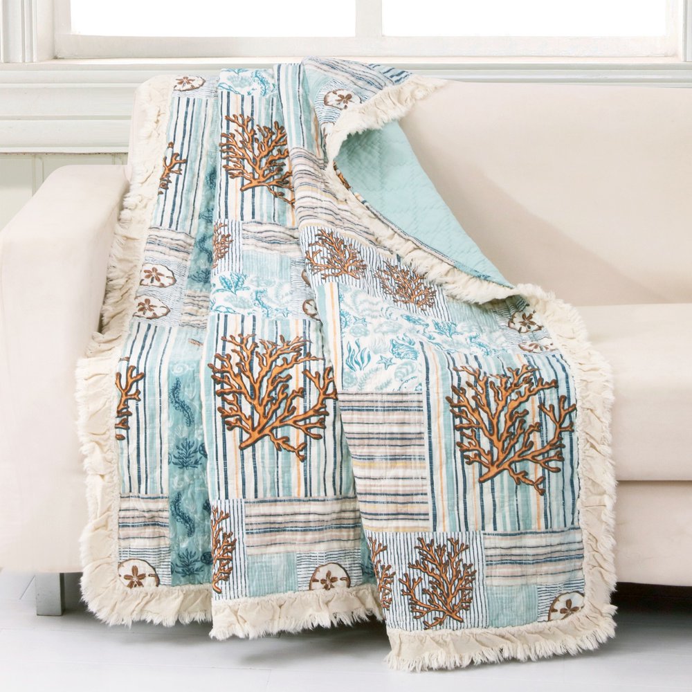 Key West Quilted Throw Blanket by Greenland Home Fashions
