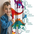 thumbnail image 3 of Blackout Kids Curtains,Cute Dinosaur Pattern Childrens Insulated Curtains Set Of 2,Bedroom Essentials,Toddler Room Decor 52x84in(132x213cm), 3 of 4
