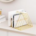 thumbnail image 2 of Organizador de escritorio triangular Urban Deco, 7 secciones, dorado, juego de 2, 2 of 9