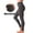 Gray, variant on Women Winter Warm Fleece Lined Thick Brushed Full Length Leggings Thermal Legging Pants