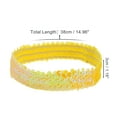 thumbnail image 4 of Unique Bargains 1 Pc Stretch Sequins Headbands for Women Yellow, 4 of 6