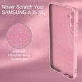 thumbnail image 6 of Slim Liquid Silicone Case for Samsung Galaxy A35 5G,with Scratch-Resistant Microfiber Lining Shockproof Soft Silicone Protective Case for Samsung Galaxy A35 5G (Pink), 6 of 14