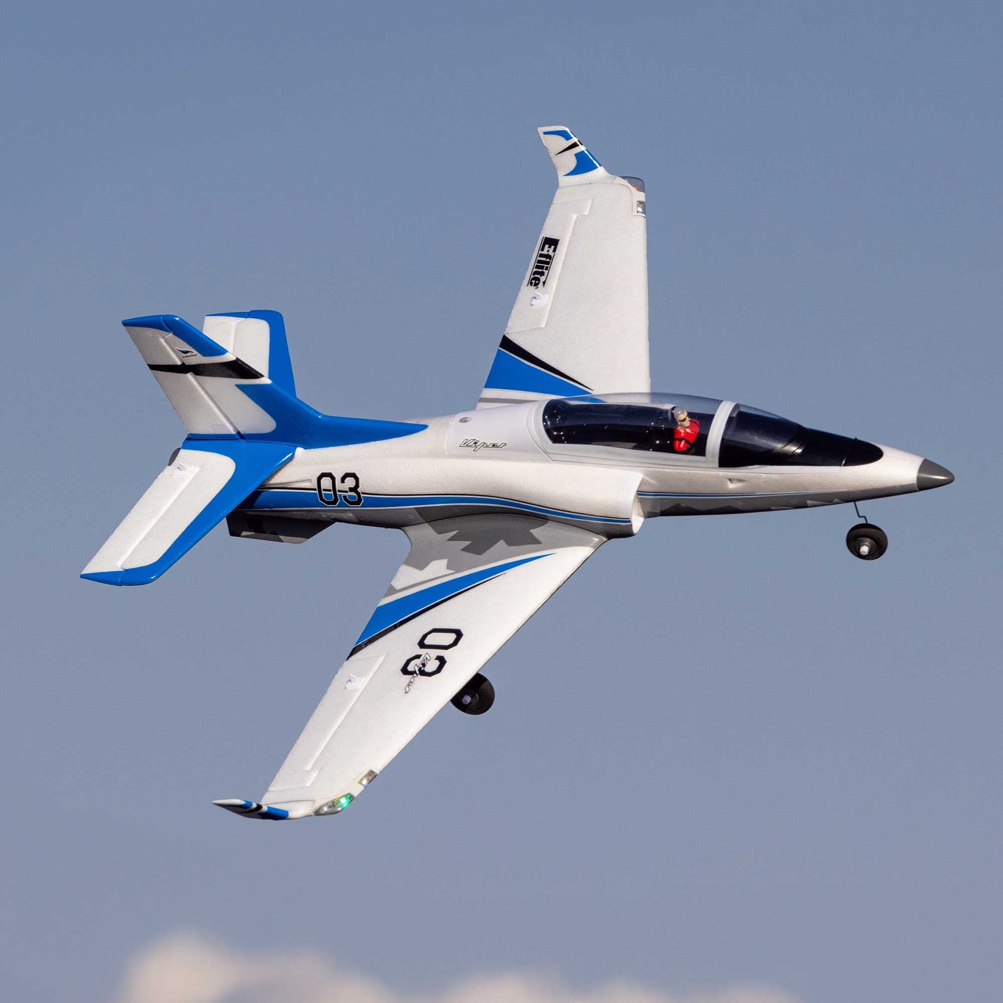 E-flite RC Airplane Viper 30mm EDF Jet BNF Basic Transmitter Battery and Charger Not Included with SAFE and AS3X EFLU17750 RC Sport Airplanes