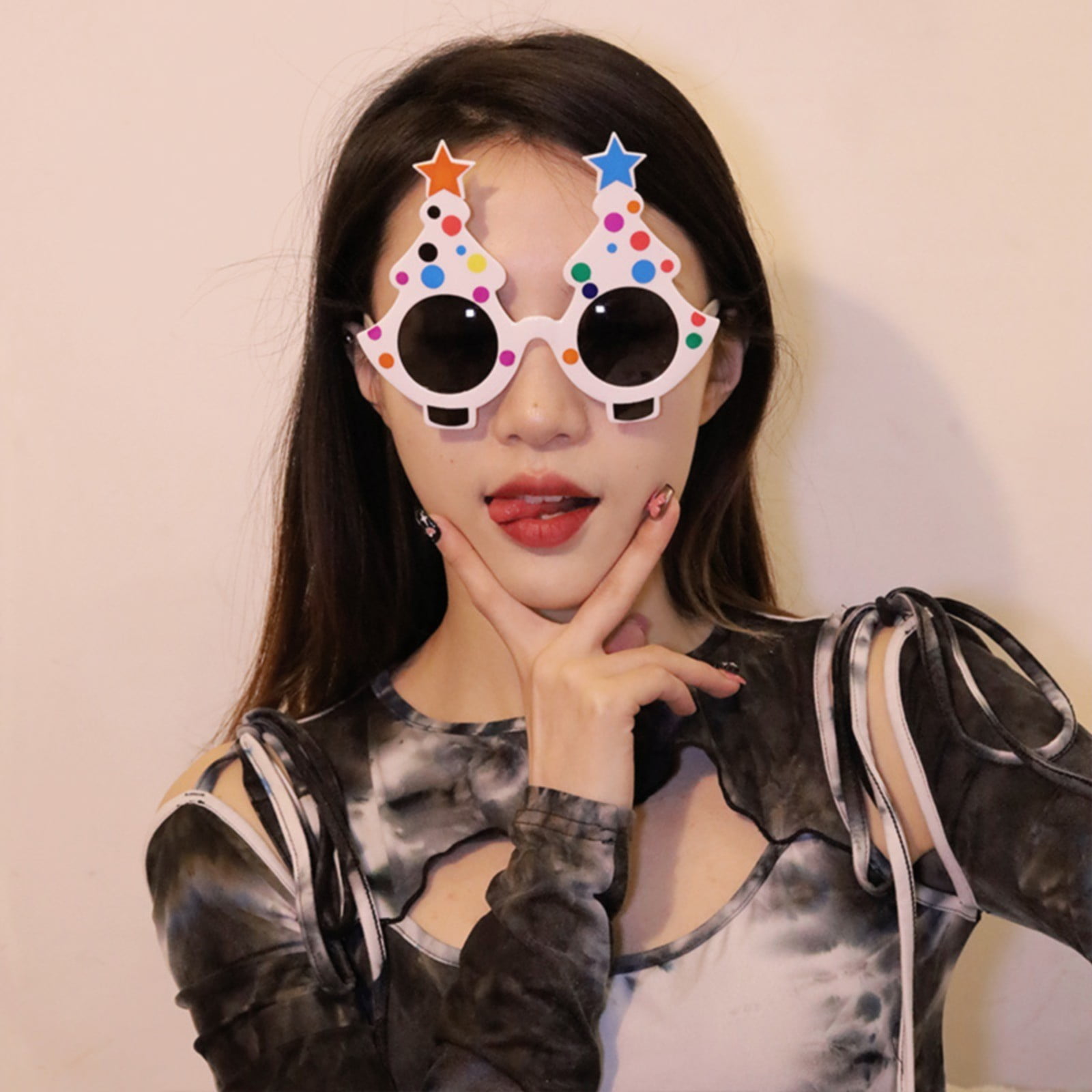 Film Terrifier Clown Cosplay Lunettes Terreur Rouge Main Lunettes De Soleil Joker Lunettes Unisexe Noël Carnaval Accessoire Accessoires