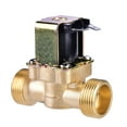 thumbnail image 3 of TOP-MAX DN15 1/2" Brass Solenoid Valve One-Way Water Valve DC12V OR DC24V Normally Closed Brass Electric Solenoid, 3 of 8