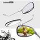 thumbnail image 1 of Desde China Espejos laterales ovalados cromados for motocicleta, rosca M10 de 10 mm, for scooter Baron BMS Retro Lance Vintage 150T-E de 150 mm., 1 of 6