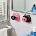 thumbnail image 6 of ROLKFUK 2Pcs Suction Cup Hooks, No Drill Heavy Duty Wall Hooks for Bathroom Kitchen Shower, Removable Plastic Hooks for Towels Loofahs Keys, 6 of 8