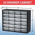 thumbnail image 2 of Gabinete organizador de plástico Akro-Mils de 24 cajones 51x15x41 cm, 2 of 9